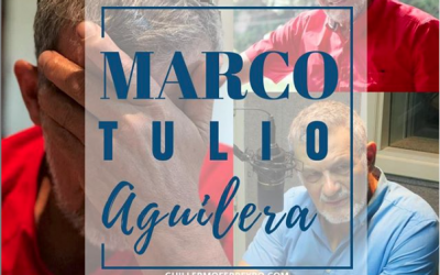 El gran Marco Tulio Aguilera me acompaña en la presentación de La Cloaca el 7/4/2019