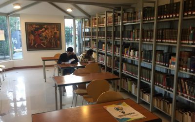 La hermosa y gran Biblioteca Simón I. Patiño